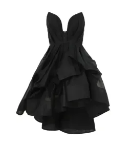 Zimmermann The Illuminate Draped Mini Dress Black Size 0 / AU8 for rent on The Volte - image 3