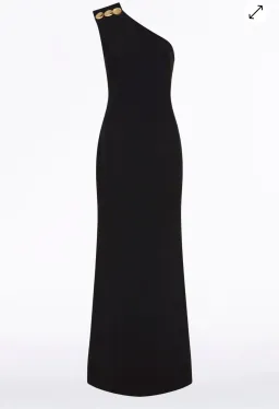 Carla Zampatti Diana Gown Black size 12 for rent on The Volte - image 6
