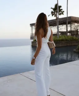 Kookai Aria Jumpsuit White Size 10 for rent on The Volte - image 4