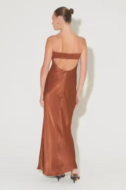 Hansen and Gretel Becca Dress in Chestnut Size S / AU 8 for rent on The Volte - image 2