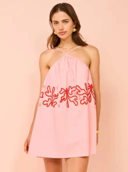 Mon Renn Mystique Mini Dress in Strawberry Swirl Size 6 for rent on The Volte - image 2