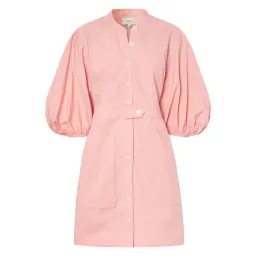 Oroton Foxglove Short Utility Dress In Primrose | Size AU 10  for rent on The Volte - image 3