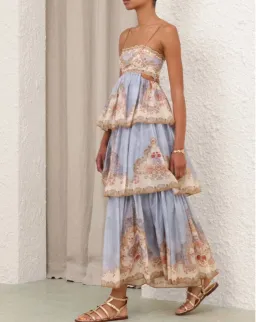 ZIMMERMANN DAYLIGHT TIERED MAXI DRESS 10 for rent on The Volte - image 3