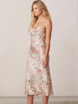 Bec & Bridge Camellia Delights Slip Midi Dress Floral Size 10  for rent on The Volte - image 2