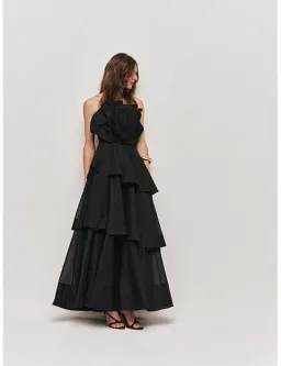 Aje Selestia Gown in Black Size 14 for rent on The Volte - image 3