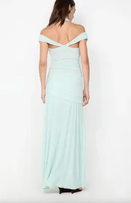 Bec & Bridge Winnie Halter Maxi Dress in Spearmint sz 10 for rent on The Volte - image 3