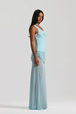 NATALIE ROLT CADENCE GOWN BABY BLUE SIZE 8 (1) for rent on The Volte - image 2
