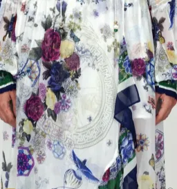 Camilla Gentle Moon Blouson sleeve Wrap Dress Size XL NWT RRP $ 899 for rent on The Volte - image 13