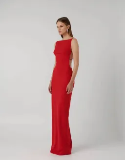 Effie Kats Gabi Gown - Red for rent on The Volte - image 2