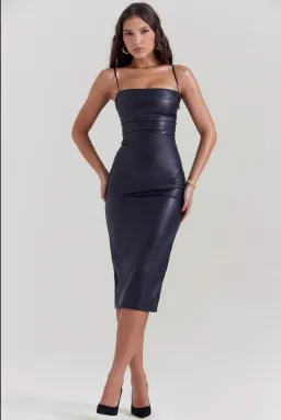 House of CB Jalena leather dress, size S for rent on The Volte - image 2