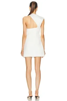 ST. AGNI Asymmetric Tuck Mini Dress for rent on The Volte - image 3