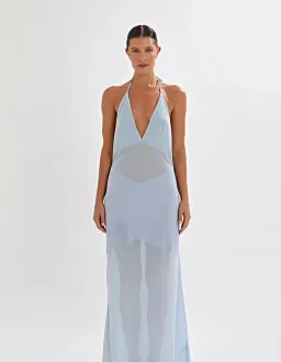 ONE MILE ERYN DRESS IN BLUE ICE SIZE 12 for rent on The Volte - image 1