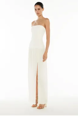 Manning Cartell Double Time Pleat Strapless Dress size 10 for rent on The Volte - image 2