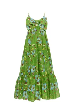 Alemais Hotel Lamu floral-print midi dress size 16 for rent on The Volte - image 3