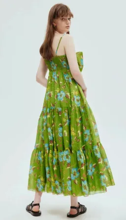 Alemais Hotel Lamu floral-print midi dress size 16 for rent on The Volte - image 2