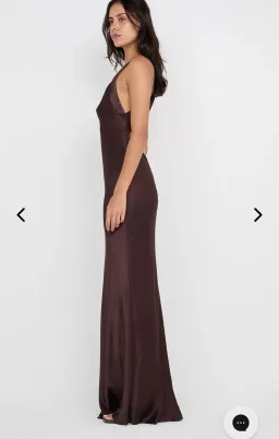 Bec & Bridge Gia Halter Maxi Dress brown size 6 for rent on The Volte - image 2