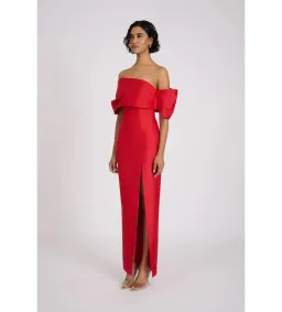 Eliya The Label Eleisha Midi Dress Red Size 12 for rent on The Volte - image 5