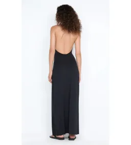 Bec & Bridge Tillie Drape Maxi Dress Black Size 6 for rent on The Volte - image 4