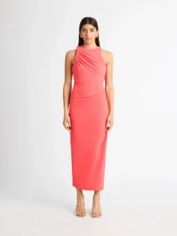 Sheike  Portland Midi Dress Peach for rent on The Volte - image 1