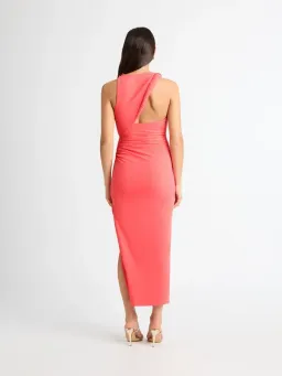 Sheike  Portland Midi Dress Peach for rent on The Volte - image 2