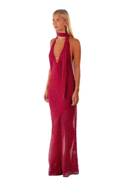 I Am Delilah Jasmine Maxi Wine Size 8 for rent on The Volte - image 2