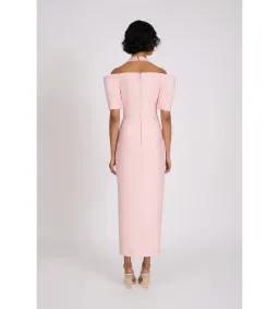 Eliya The Label Solara Midi Dress Pink Size M AU 10 for rent on The Volte - image 4