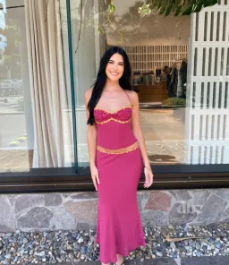 I am Delilah Jemima Set wine size 6  for rent on The Volte - image 1