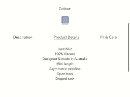 ARCINA ORI FERNANDA DRESS BLUE IN S for rent on The Volte - image 8