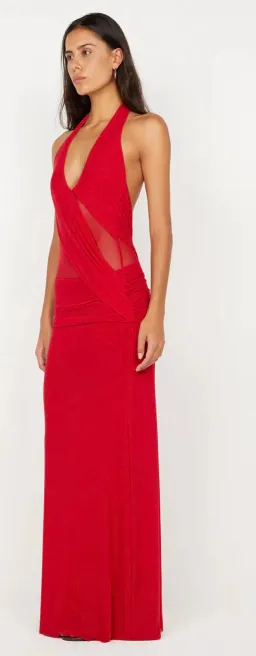 BEC + BRIDGE DEIJA HALTER MAXI DRESS  for rent on The Volte - image 3