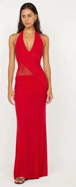 BEC + BRIDGE DEIJA HALTER MAXI DRESS  for rent on The Volte - image 1