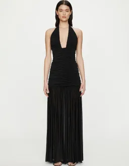 Christopher Esber Orion Gown in Black AU 8  for rent on The Volte - image 1