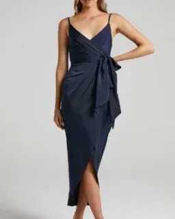 SHOWPO 'How Will I Know' Midi Navy Size 8 for rent on The Volte - image 1
