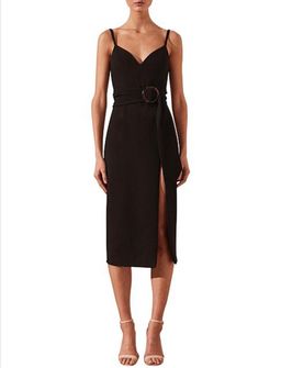 Shona Joy Andrea Fitted Cocktail Dress with Belt Size 6 for rent on The Volte - image 3