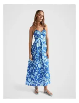 SEED HERITAGE LINEN HALTER DRESS SIZE 8 for rent on The Volte - image 1