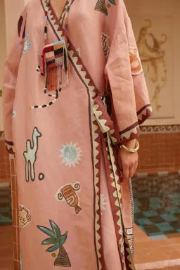 Alemais LAURENCE WRAP MIDI DRESS Size 14 for rent on The Volte - image 4