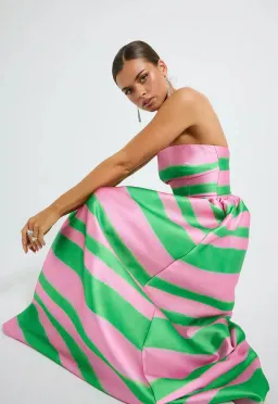 Pasduchas Dottie Midi Dress Watermelon Size 8 for rent on The Volte - image 4