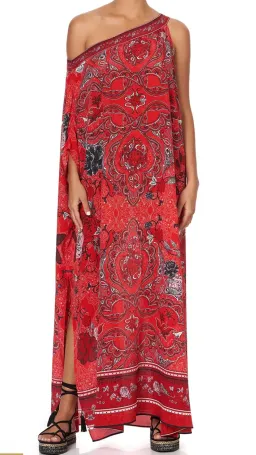 Camilla Pirate Punk One Shoulder Kaftan with Neckband  for rent on The Volte - image 3