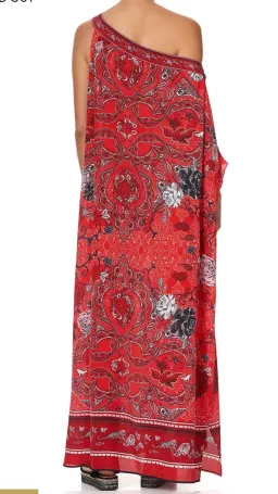 Camilla Pirate Punk One Shoulder Kaftan with Neckband  for rent on The Volte - image 4