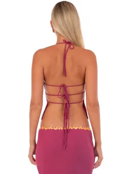 I AM DELILAH JEMIMA MIDI SKIRT & JEMIMA HALTER. SIZE S / AU 8-10 for rent on The Volte - image 9