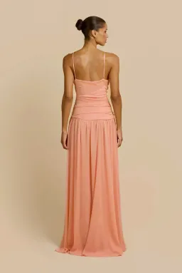 Arcina Ori Delilah Dress Peach XS for rent on The Volte - image 3