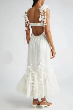 Zimmermann Botanica Petal Mermaid Gown Size 0 for rent on The Volte - image 2