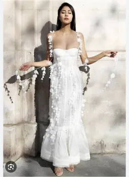 Zimmermann Botanica Petal Mermaid Gown Size 0 for rent on The Volte - image 3