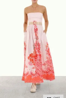 Zimmermann Violet Long Belted Dress Size 0/8 AU for rent on The Volte - image 3