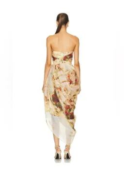 ZIMMERMANN Luminosity Strapless Midi Dress Size 0/8 AU for rent on The Volte - image 4