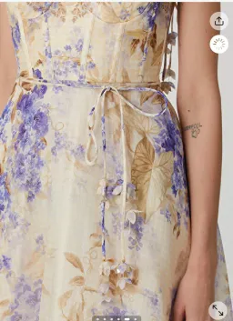 Zimmermann Dawning Corset Picnic Midi Size 0 for rent on The Volte - image 5