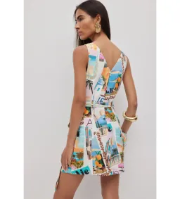 Aje Ambie Mini Dress Postcard Size AU 10 for rent on The Volte - image 4