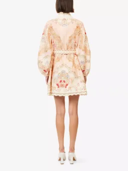 Zimmermann The Daylight Mini Dress in Wallpaper Floral Blush size 3 au 14 for rent on The Volte - image 3