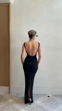 Effie Kats Verona Gown Black Size M/AU 10 for rent on The Volte - image 5