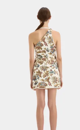 SIR THE LABEL ELEANORA ASYMMETRIC MINI DRESS FLORAL SIZE OP for rent on The Volte - image 2