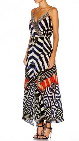 Camilla Louwalan Tales Strappy Wrap Dress Print s.XS for rent on The Volte - image 2